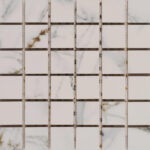 Square Mesh Carrara White Matte 12x12