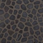 Black Marble Pebbles Tumbled Pattern 10mm