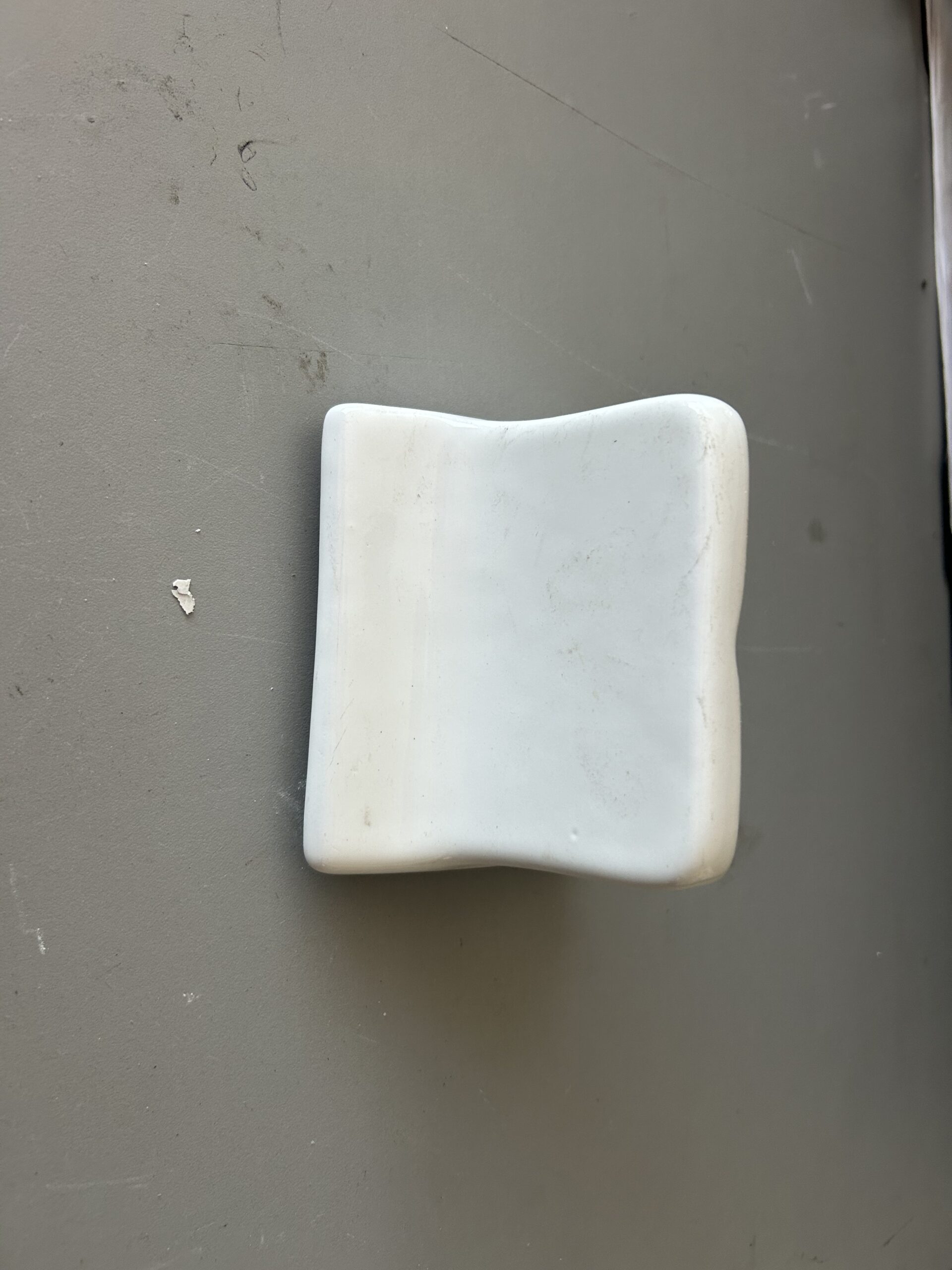 Vanity Soap Dish White - Image 2