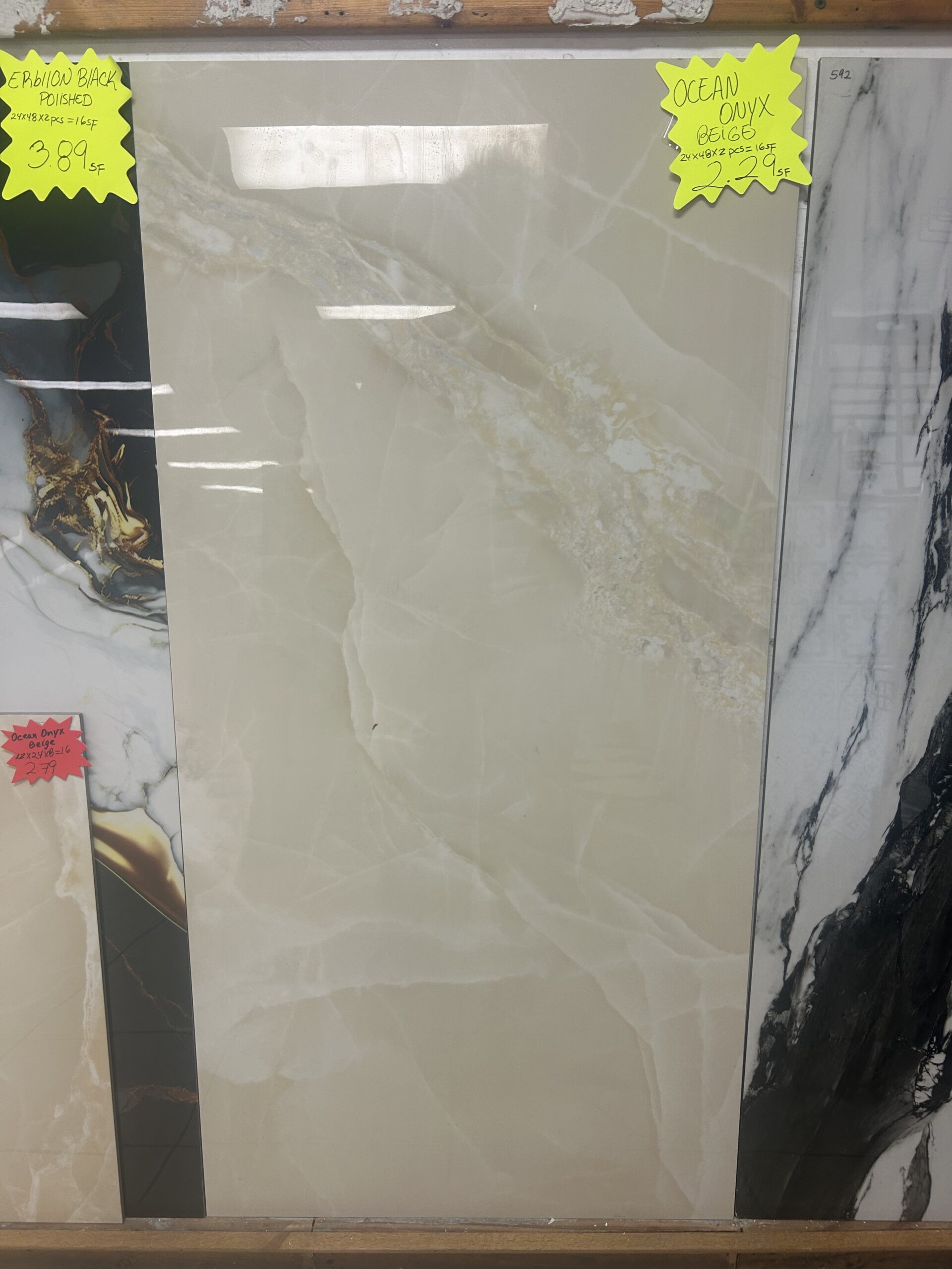 Ocean Onyx Beige 24x48 Polished